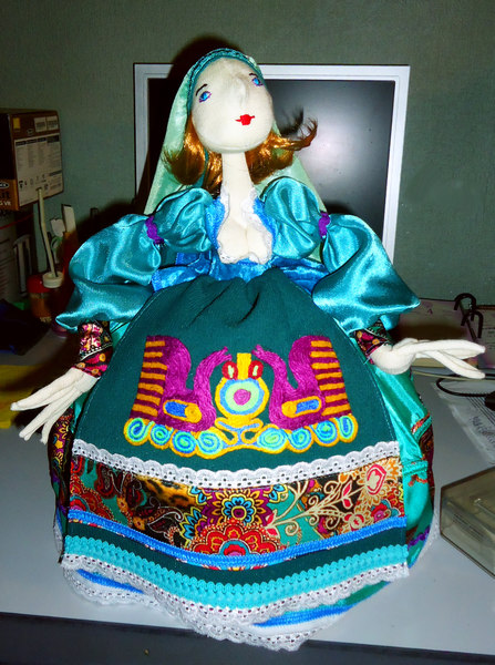 Изготовление куклы на чайник своими руками