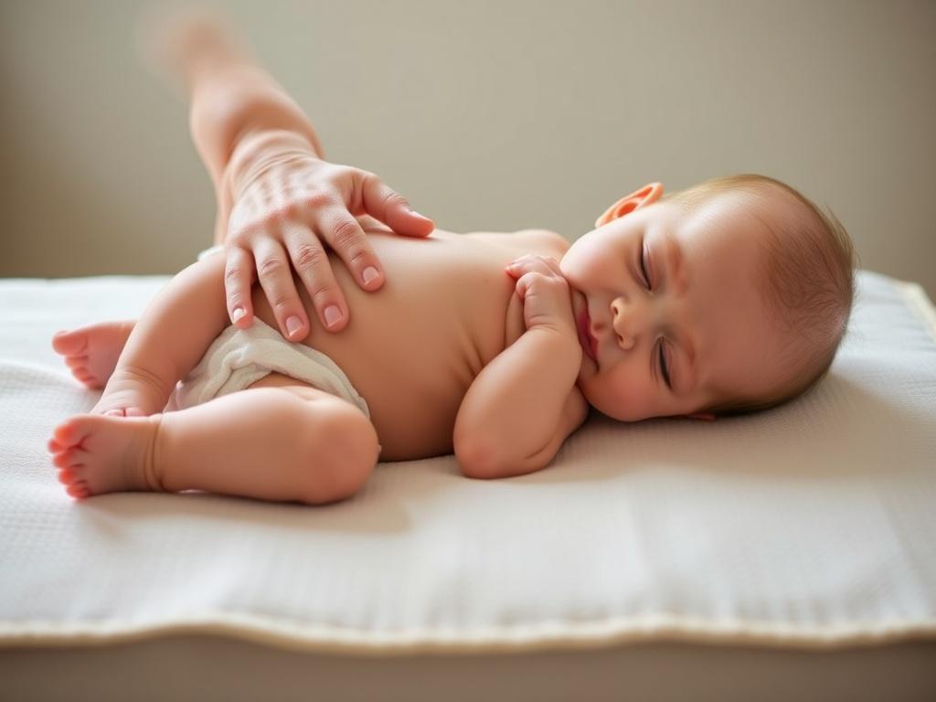 Infant massage Infant massageфото